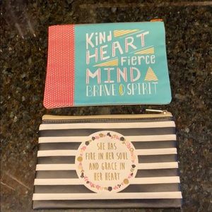 Set of 2 Inspirational Pouches